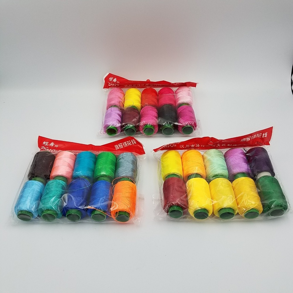 Crochet Thread Lot NEW Die Wa 30 items Various‎ Colors